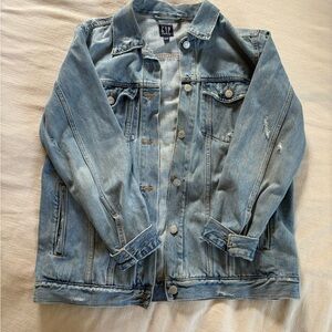GAP Women’s Oversized Denim Jacket Sz S